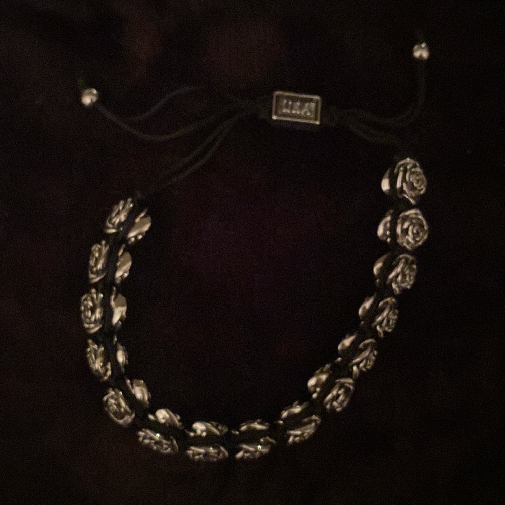 Elegant Silver Rose Bracelet by king baby studio π adjustable size - Picture 3 of 3
